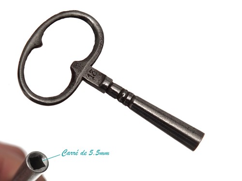 Ancienne clé pendule clef - clé,