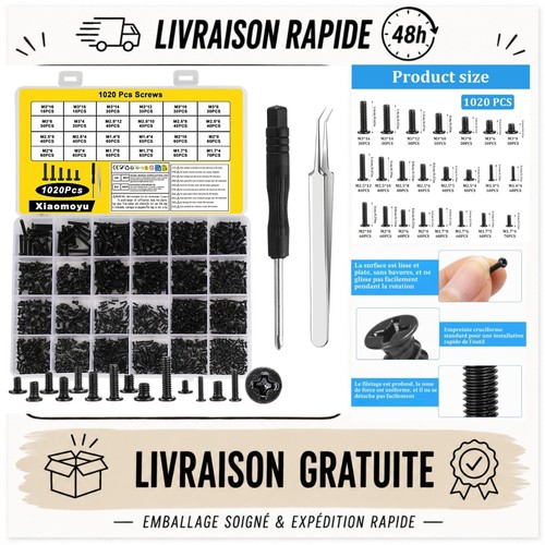 Kit 1020 vis - miniatures, m1,4
