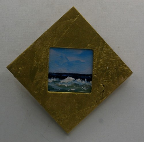 Miniature vague bord - miniature, "vague