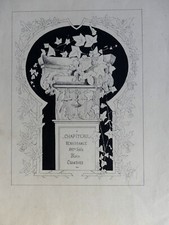 Dessin  Ancien encre Chapiteau