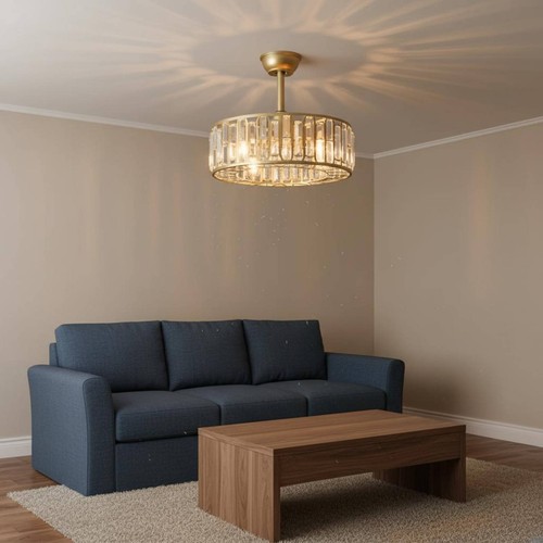 Lustre ventilateur industriel - lustre,