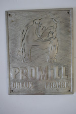 Plaque publicitaire Promill à