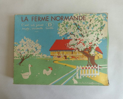 Ancien jeu figurines ferme - jeu, la