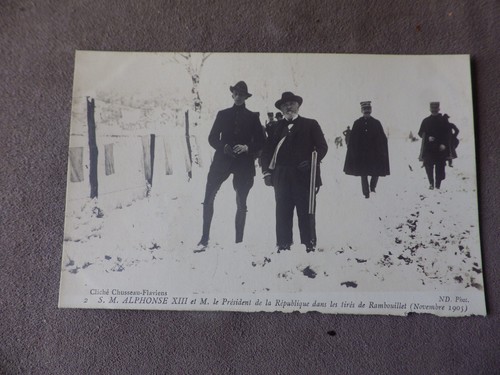 Cpa chasse tir en - , forÊt