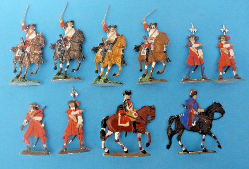 Plats étain zinnfiguren - plats,