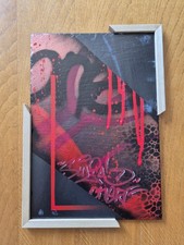 Street Art Painting On Natural Slate 22x32 "SULIA"