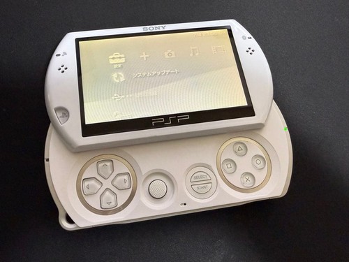 Sony psp white console go - psp,