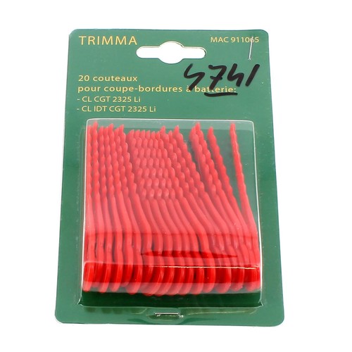 Lames plastique par - , 20