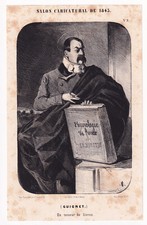 Caricature 1843 Théodose Burette Physiologie du Fumeur Tabac Tobacco Charivari