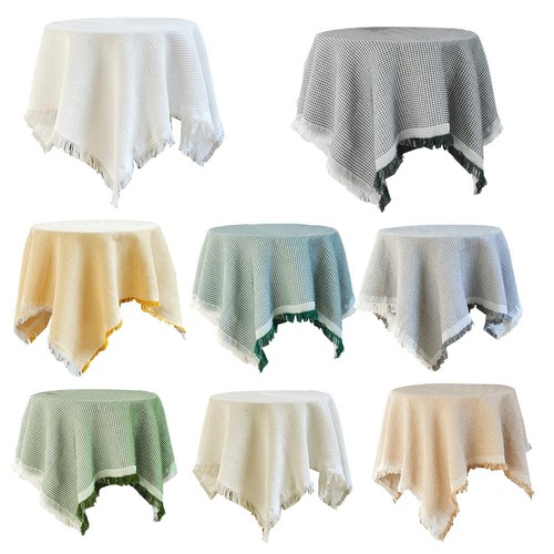 Pour tables rondes - lin, coton