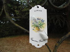 SABLIER EMAILLE Pot de Fleurs