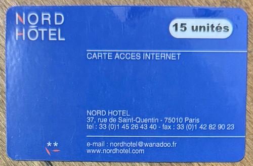 Paris hôtel nord carte - 75,