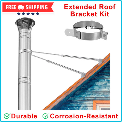 Extended roof bracket - 6",