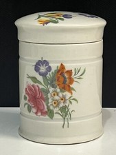 Jolie Pot Bonbonnière porcelaine D’Auteuil Paris décor