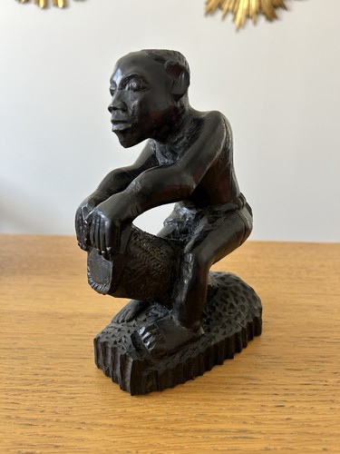 Statue homme ébène art - statue,