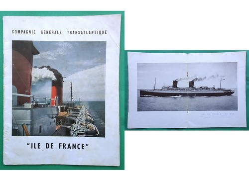 Rare plaquette paquebot - rare, ile