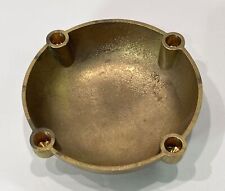 Ferm Living 5½" Round Gilded Brass 4-Light Candle Bowl Holder