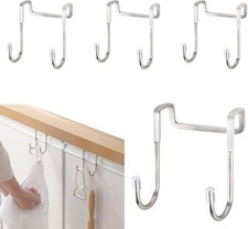 Crochet de Porte 4 Pcs Crochet Porte Manteau, Crochet de Porte D'armoire