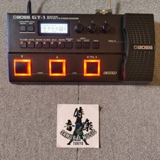 BOSS GT-1 Guitar Multi Effects Processor Pedal Multi Effecter w/AC Adapter