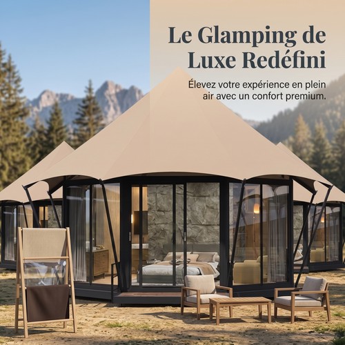 Tente camping glamping - tente,