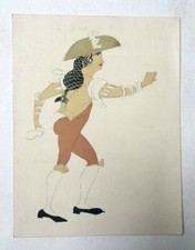 Derain, Lithographie, Carte de voeux familiale, XXe