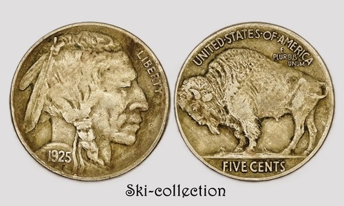 Five cents 1925 buffalo - cents, 1925,