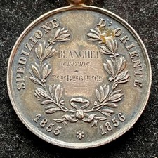 Médaille de Crimée Vermeil attribuée au Capitaine Blanchet