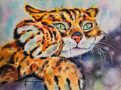 Peinture aquarelle originale