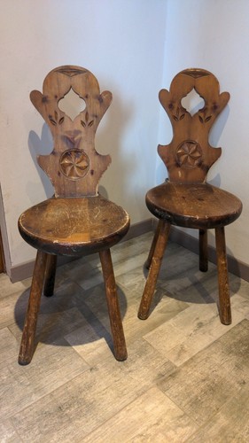 Chaise style montagnard - , en