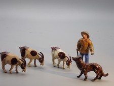 HOLLOW LEAD BF AND VARIOUS FARMER WITH GOAT