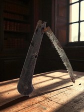 Vintage Carbon Steel Saw Knife | Old Collectible Tool