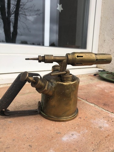 Ancienne lampe souder - ancienne, à