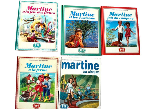 Lot livres martine de - 5,