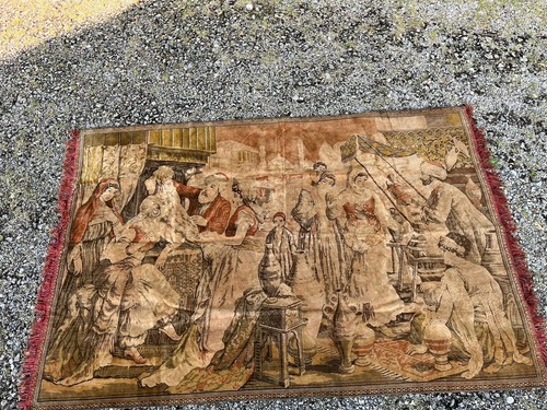 Ancienne grande tapisserie - ancienne,