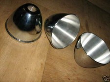 a 1 reflector lampshade polished aluminum diam 130 mm high 110 mm hole 28 mm 