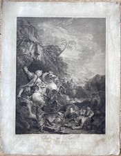 Tiger Hunt Etching 18th