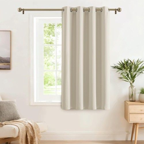 Rideau occultant beige - rideau,