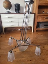 Lustre art déco Signé J