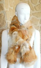 Col de renard neuf en poils de