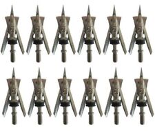 12pcs Rage Hypodermic Trypan 2 Blade 100 Grain Cut Dia Expandable broadheads