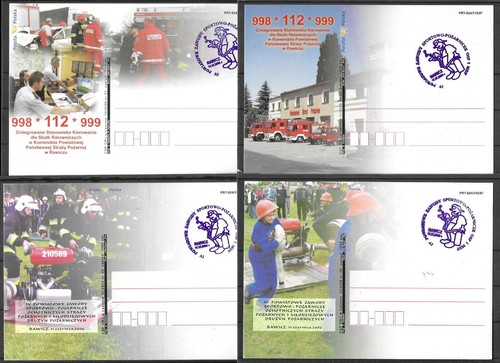 Pompiers pologne entiers - pompiers, 4