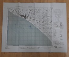 Card para US WW2 1.25000 Italy Sicily Gela 82nd airborne repro