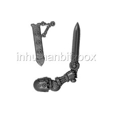 SQTC02 BRAS DROIT EPEE +FOU SPACE MARINE HORUS HERESY WARHAMMER 40000 BITS 15-16