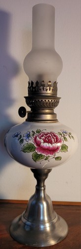 Lampe pétrole céramique - lampe, &