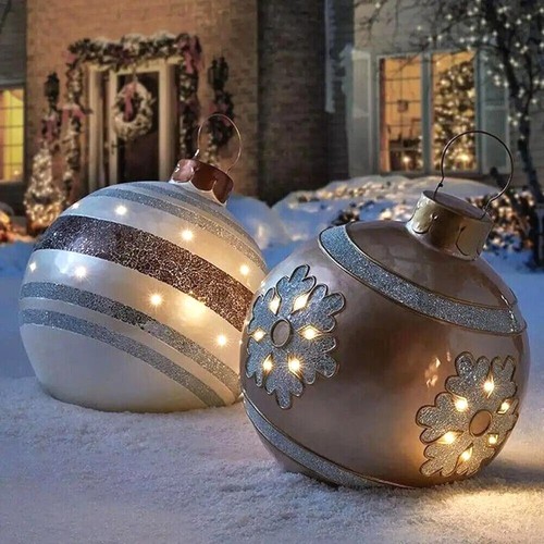 Boule noël géante pvc - boule,