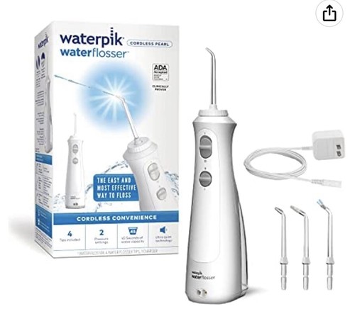 Open box waterpik portable - box,