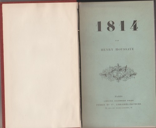 Henry houssaye 1814 1815 - 1814/1815, 4