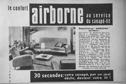 Publicité 1955 confort - publicitÉ, le