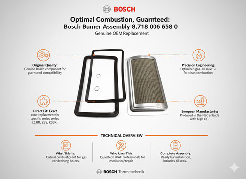 Bosch buderus burner assembly - buderus,