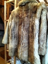 ANCIENNE VESTE FOURRURE AGNEAU